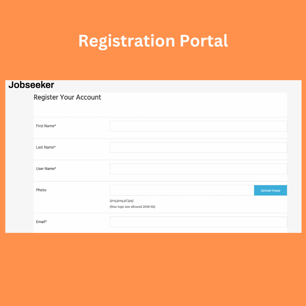 Registration Portal - GyMploy